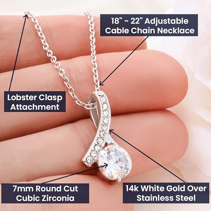 Birthday Gifts for Wife from Husband | Soulmate Necklace with Heartfelt Message Card & Box | Anniversary, Birthday, Christmas or Valentine’s Day Gift for Girlfriend, Fiancée