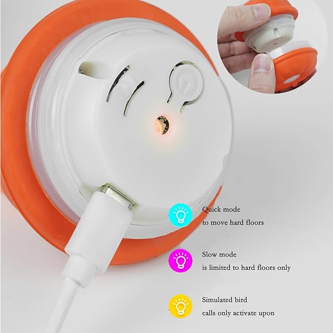 IIEFFJL Interactive Dog Toys for Small Dogs – Peppy Pet Ball & Chase Buddy Dog Toy Active Rolling Puppy Toys to Keep Them Busy, Daily Training Interactive Puppy Toys