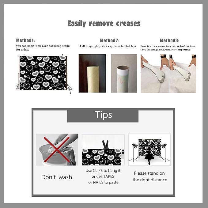 LTLYH 7×5ft selected by partyjju Black Heart Photo Backdrop Early 2000s Party Decorations Old School Backdrops Valentine's Day Glitter Heart 16th 18th 30th Women Men 90s Happy Birthday Background Selfile Wall Decor 257