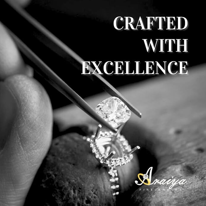 1 Carat - 5 Carat Fancy Cut Lab Grown Diamond Prong-Set Solitaire Ring | 14K White and Yellow Gold Engagement Band Ring | D-F Color and VS1 Clarity