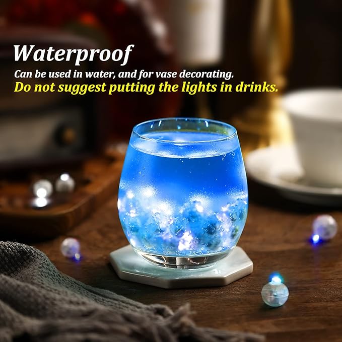 ZGWJ 100PCs Mini Led Lights for Paper Lantern, Led Balloons Light up Balloons for Neon Party Lights Easter Eggs Christmas Halloween Birthday Party Wedding Decoration