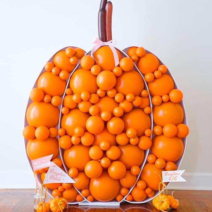 PartyWoo Orange Balloons 127pcs Different Sizes of 36 18 12 10 5 Inch Matte Fall Balloon Arch Kit Garland for Thanksgiving Halloween Little Cutie Baby Shower Birthday Party Decorations Orange-Y9