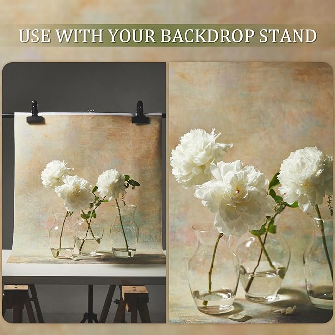 7PCS Product Photography Backdrops, Non-Wrinkle Photo Backdrop Retro Cloth, Flat Lay Props Background Table Top for Jewelry, Cosmetics, Food (Medium Size 39x27in), MDAOCRY