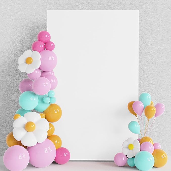 Wokceer Wedding Arch Cover White 6.6x4FT Square Arch Backdrop Covers Spandex Fitted Balloon Arches Covers Stretchy Backdrop for Birthday Party Wedding Ceremony Banquet Decoration