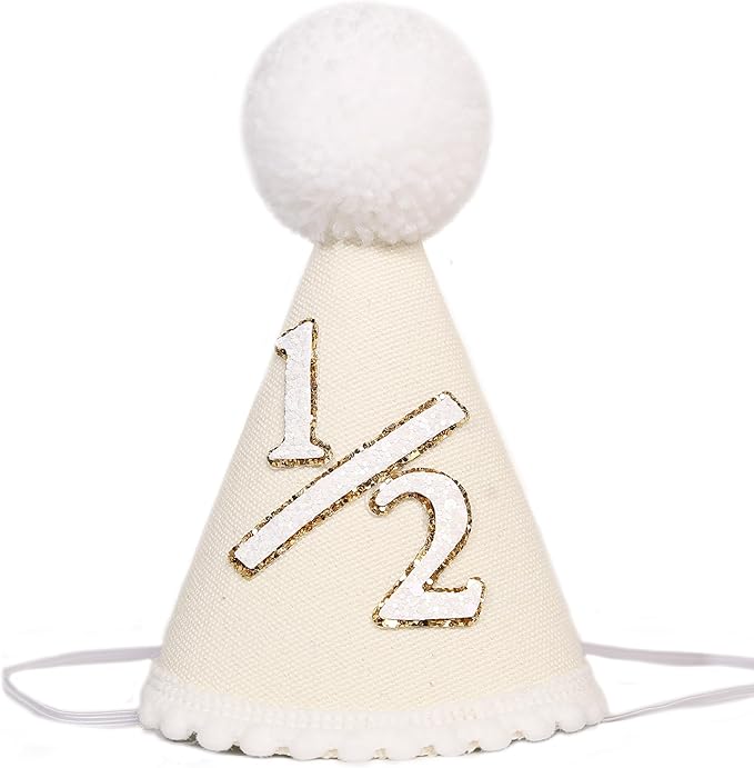 HGFC 1st Birthday Hat For Girls - Pink Bow First Birthday Crown,First Party Supplies For Baby Girl,Photo Prop