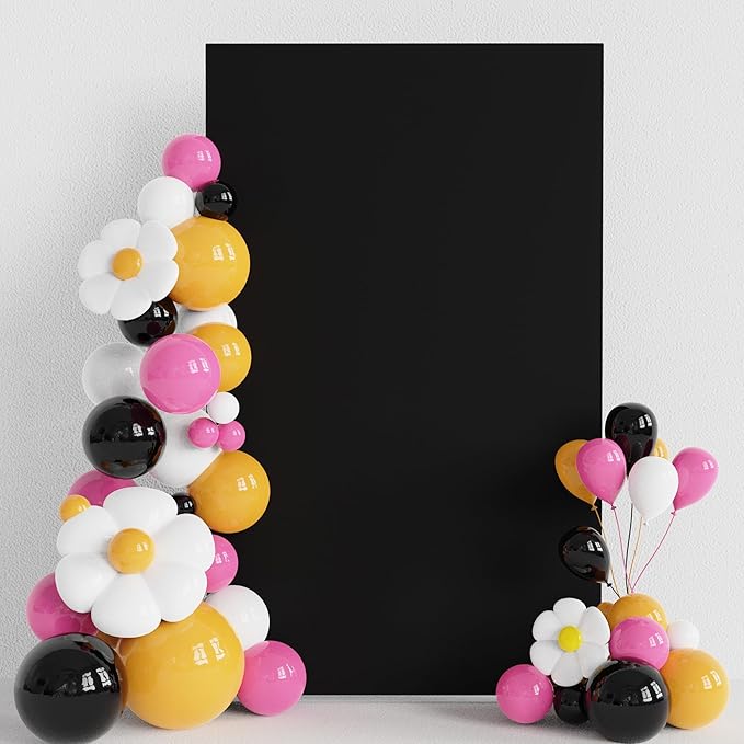 Wokceer Wedding Arch Cover Black 6.6x4FT Square Arch Backdrop Covers Spandex Fitted Balloon Arch Covers Stretchy Backdrop for Birthday Party Wedding Ceremony Banquet Decoration