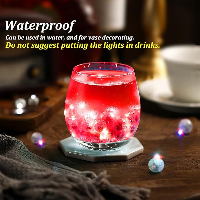 ZGWJ 100PCs Mini Led Lights for Paper Lantern, Led Balloons Light up Balloons for Neon Party Lights Easter Eggs Christmas Halloween Birthday Party Wedding Decoration