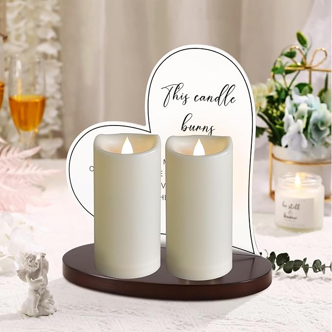 3 Pack Outdoor Battery Operated Candles with Timer (3x6 Inch) Waterproof Flameless Flickering Pillar Candles Plastic LED Fake Candle for Halloween Christmas Decoration Outside Lantern Festival Decor