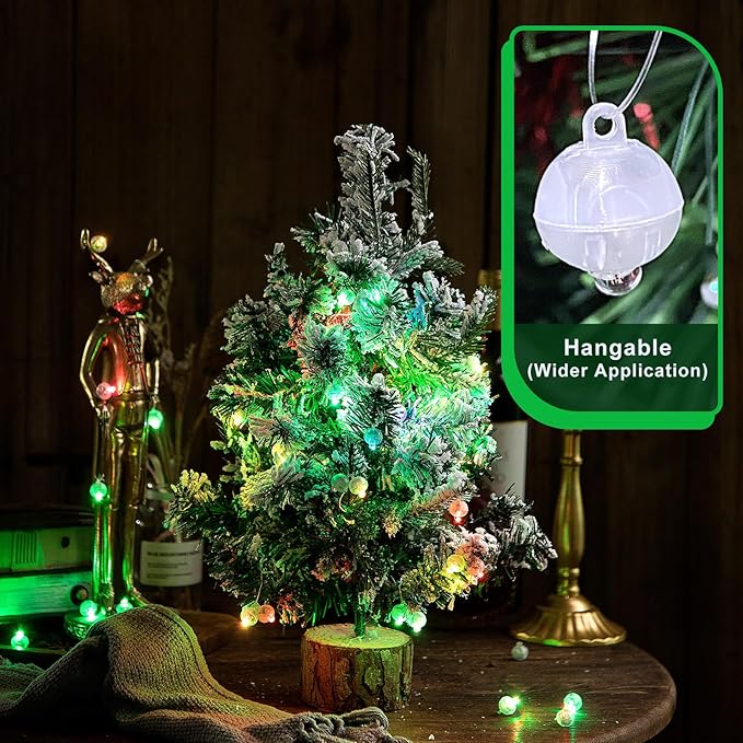 ZGWJ LED Lights, 100pcs Mini for Party Decorations, Light up Balloons, Paper Lanterns, Easter Eggs, Birthday, Wedding, Halloween, Christmas