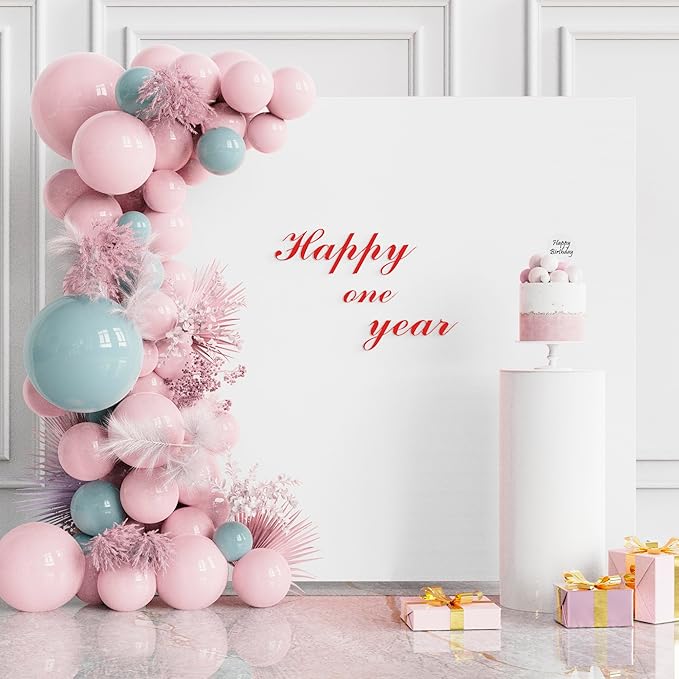 Wokceer Wedding Arch Cover White 6.6FT x6.6FT Square Arch Backdrop Covers Spandex Fitted Balloon Arches Covers Stretchy Backdrop for Birthday Party Wedding Ceremony Banquet Decoration