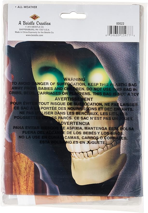 Beistle Grim Reaper Restroom Door Cover